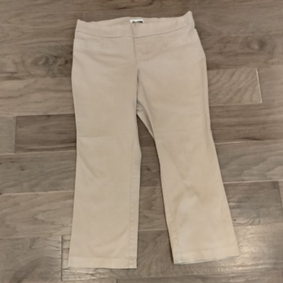 Lee Natural Fit Khaki Straight Leg Pants – Size 16W - Picture 2 of 7